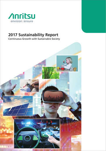 Thumbnail Anritsu Corporation Sustainability Report 2017
