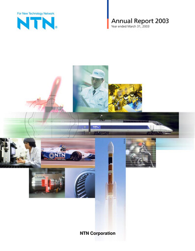 Miniature NTN Corporation Rapport annuel 2003