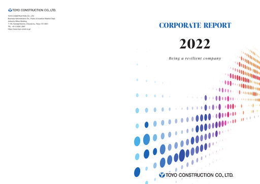 Thumbnail Toyo Construction Annual Report 2022