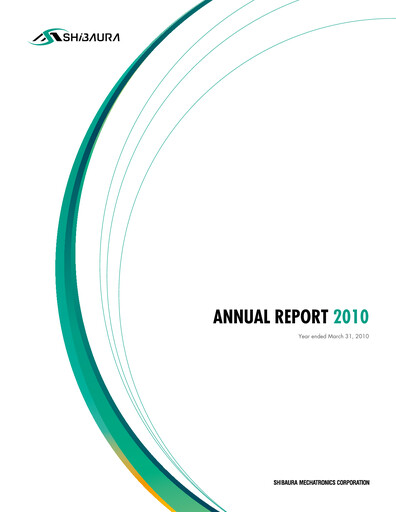 Thumbnail Shibaura Mechatronics Annual Report 2010