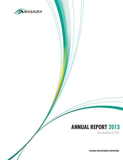 Thumbnail Shibaura Mechatronics Annual Report 2013