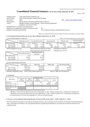 Thumbnail Tokai Tokyo Financial Holdings Quarterly Report 2027-q1