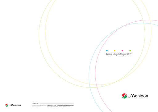 Vorschaubild Menicon Co., Ltd. Jahresbericht 2019