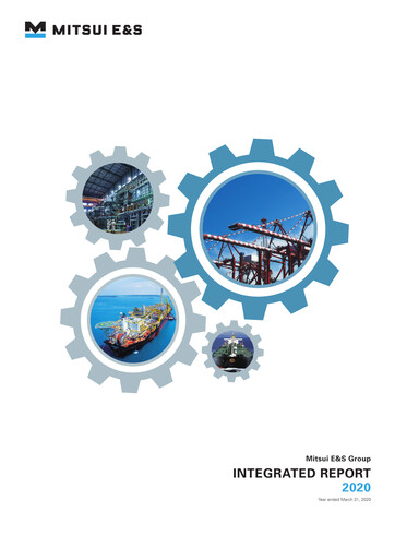 Thumbnail MITSUI E&S Annual Report 2020