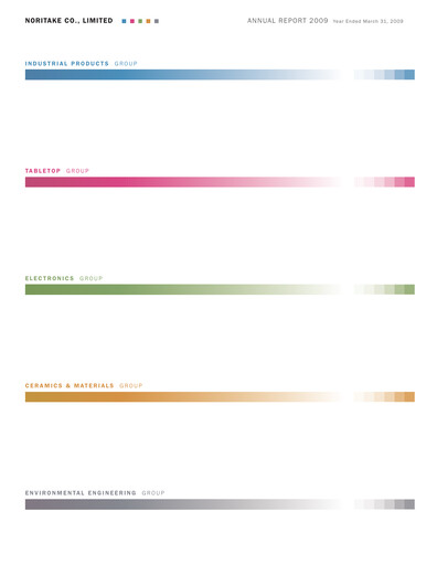 Thumbnail Noritake Annual Report 2009