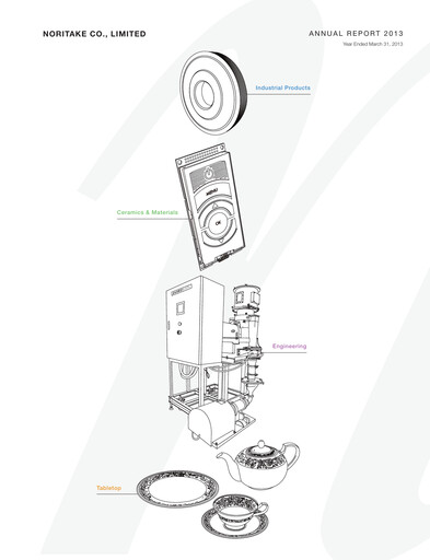 Thumbnail Noritake Annual Report 2013