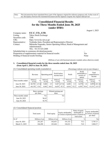 Thumbnail F.C.C. Co., Ltd. Quarterly Report 2025-q1