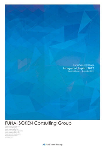 Thumbnail Funai Soken Holdings Incorporated Annual Report 2022