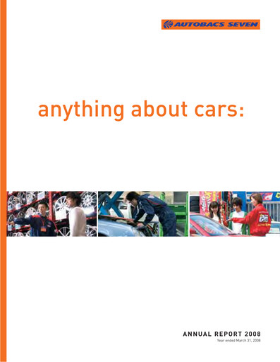 Thumbnail Autobacs Seven Annual Report 2008