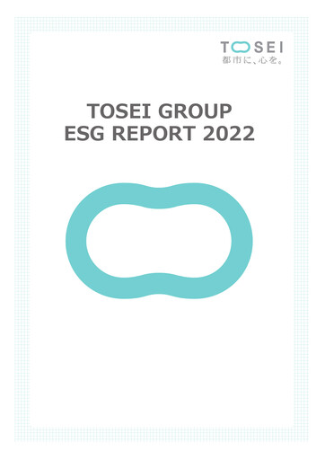 Thumbnail Tosei Corporation ESG Report fy2022