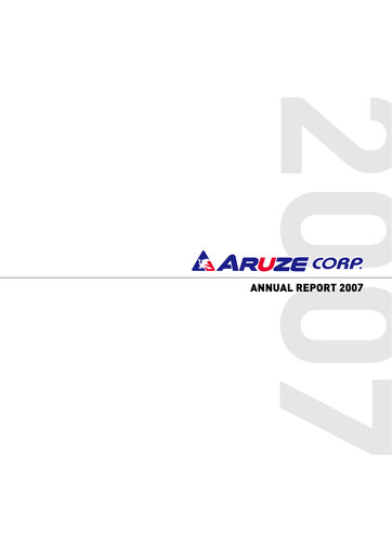 Thumbnail Universal Entertainment Corporation Annual Report 2007