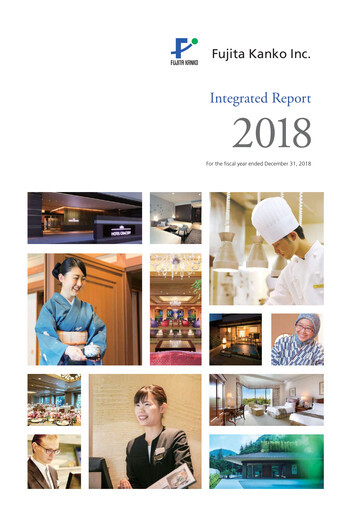 Thumbnail Fujita Kanko Annual Report 2018