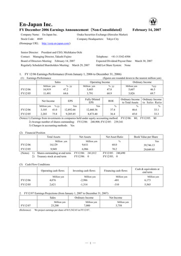 Thumbnail en Japan Financial Statement 2006