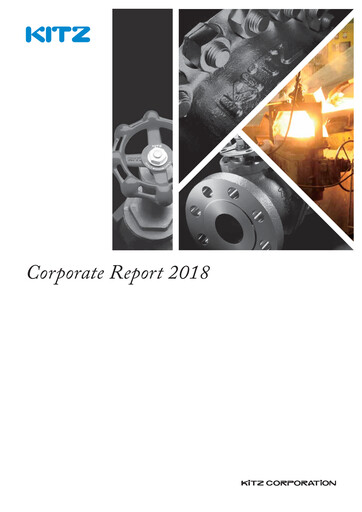 Thumbnail KITZ Corporation Annual Report 2018