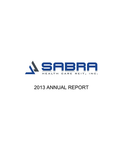 Thumbnail Sabra Health Care REIT Annual Report 2013