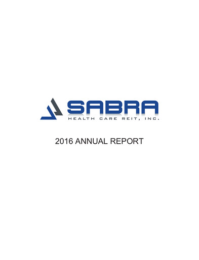 Thumbnail Sabra Health Care REIT Annual Report 2016