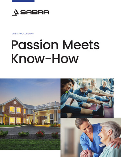 Thumbnail Sabra Health Care REIT Annual Report 2021