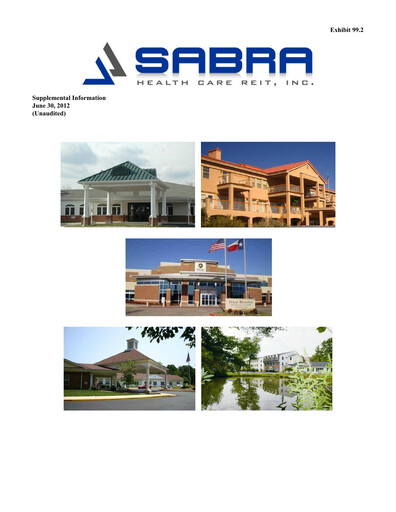 Thumbnail Sabra Health Care REIT Quarterly Report 2012-q2