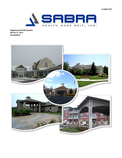 Thumbnail Sabra Health Care REIT Quarterly Report 2013-q1