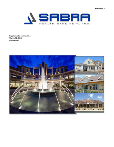Thumbnail Sabra Health Care REIT Quarterly Report 2014-q1