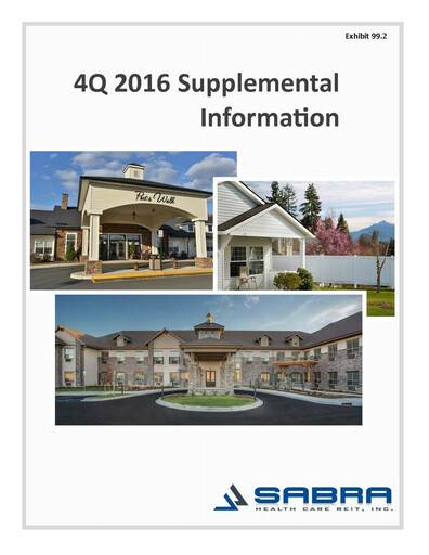 Thumbnail Sabra Health Care REIT Quarterly Report 2016-q4