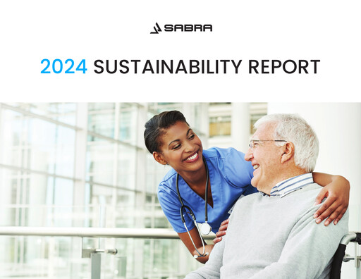 Thumbnail Sabra Health Care REIT Sustainability Report 2024