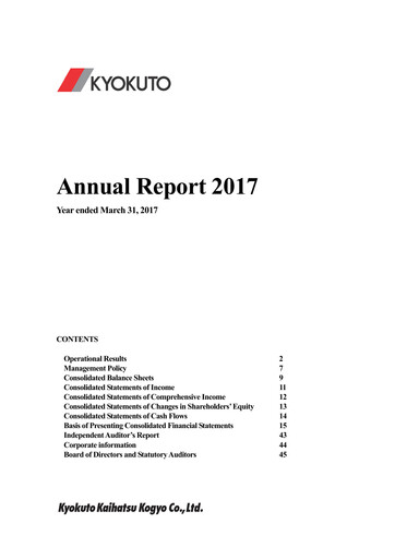 Thumbnail Kyokuto Kaihatsu Kogyo Annual Report 2017