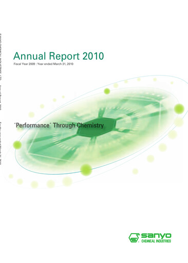 Thumbnail Sanyo Chemical Industries Annual Report 2010