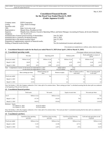Thumbnail EIZO Corporation Financial Statement fy2025