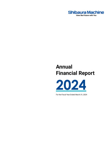 Thumbnail Shibaura Machine Financial Statement fy2024