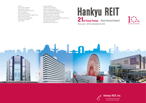 Thumbnail Hankyu Hanshin REIT Half-year Report 2015-h2
