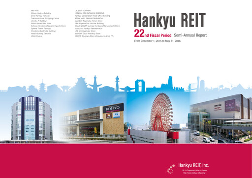 Thumbnail Hankyu Hanshin REIT Half-year Report 2016-h1