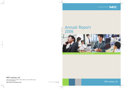 Thumbnail NEC Capital Solutions Annual Report 2006