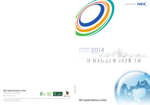 Thumbnail NEC Capital Solutions Annual Report 2014