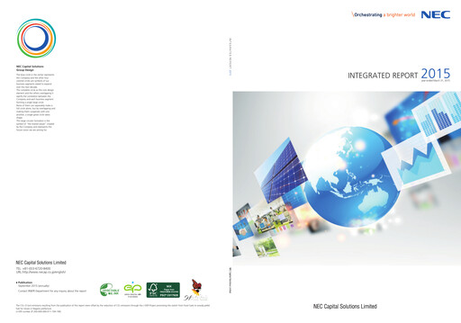 Thumbnail NEC Capital Solutions Annual Report 2015