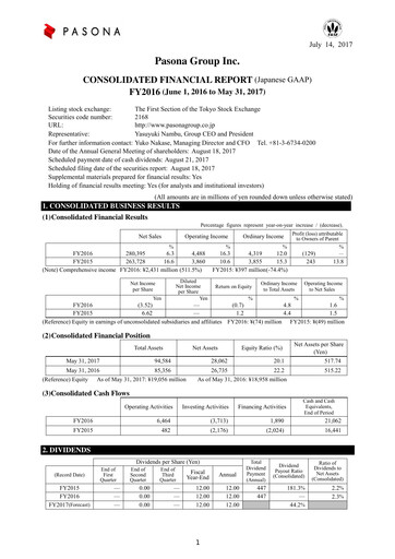 Thumbnail Pasona Group Financial Report 2017