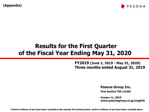 Thumbnail Pasona Group Quarterly Report 2020-q1