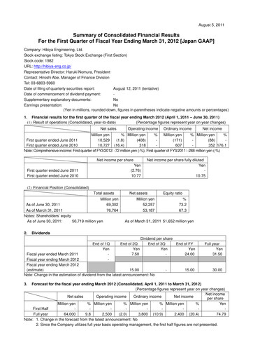 Thumbnail Hibiya Engineering Quarterly Report 2012-q1