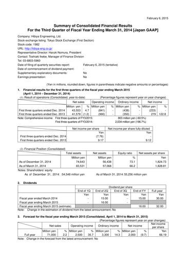 Thumbnail Hibiya Engineering Quarterly Report 2015-q3