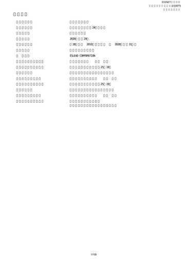 Thumbnail Eslead Corporation Annual Report fy2019