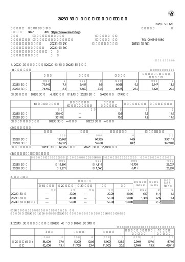 Thumbnail Eslead Corporation Financial Statement fy2022