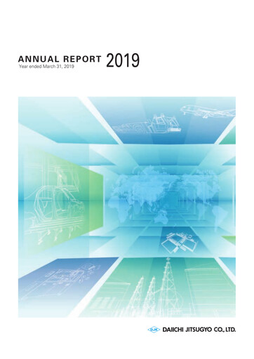 Thumbnail Daiichi Jitsugyo Annual Report 2019
