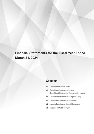 Thumbnail Daiichi Jitsugyo Financial Statement fy2024