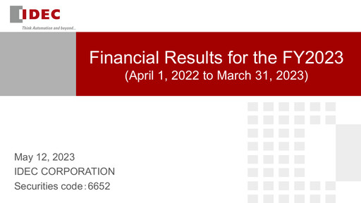 Thumbnail IDEC Corporation Financial Statement fy2023