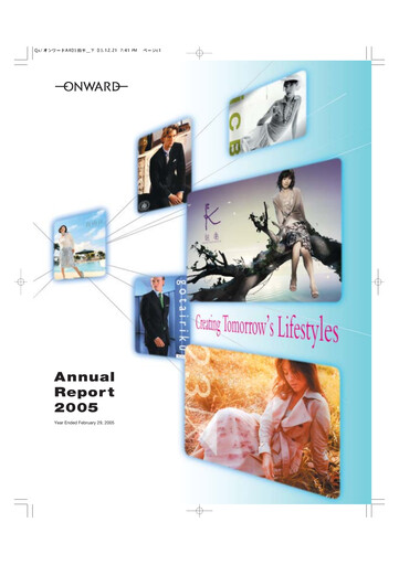 Thumbnail Onward Holdings Co., Ltd. Annual Report 2005