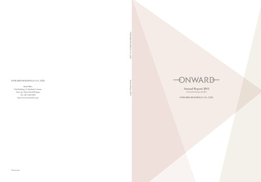 Thumbnail Onward Holdings Co., Ltd. Annual Report 2014