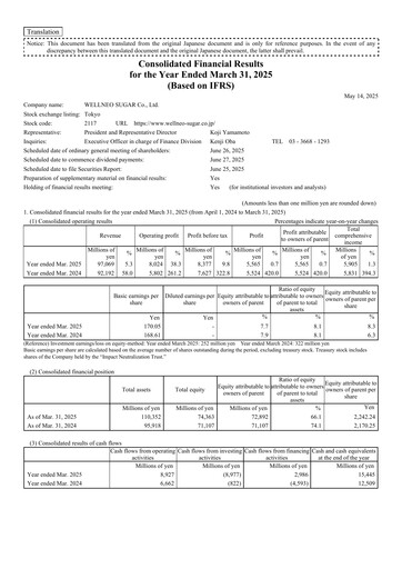 Miniature  Wellneo Sugar Bilan financier fy2025