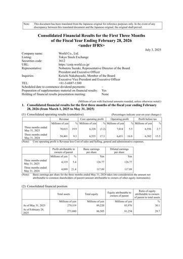 Thumbnail World Co., Ltd. Quarterly Report 2026-q1