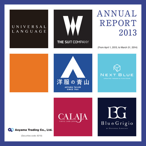 Miniature Aoyama Trading Rapport annuel fy2014