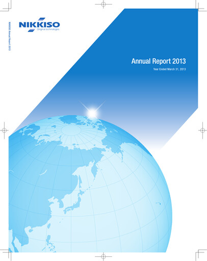 Miniature Nikkiso Co., Ltd. Rapport annuel 2013